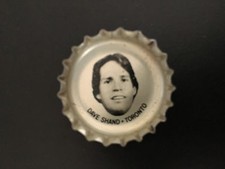 80-81 PEPSI COLA RARE BOTTLE CAP TORONTO MAPLE LEAFS DAVE SHAND