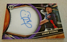 2018 Topps Tribute Autograph Purple #TA-DF Derek Fisher Houston Astros /49