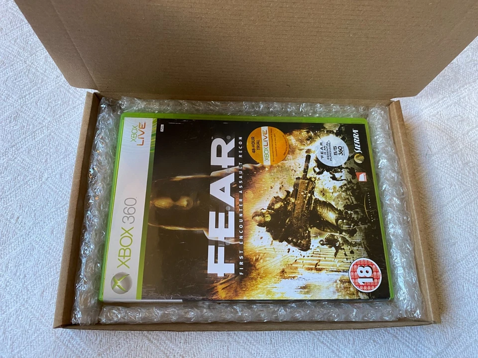 FEAR XBOX 360 - UK PAL VGC CIB - High Quality Packing - Tracked - Image 3 of 4
