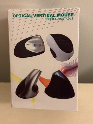 Ergonomic Optical Wireless Vertical Mouse Black