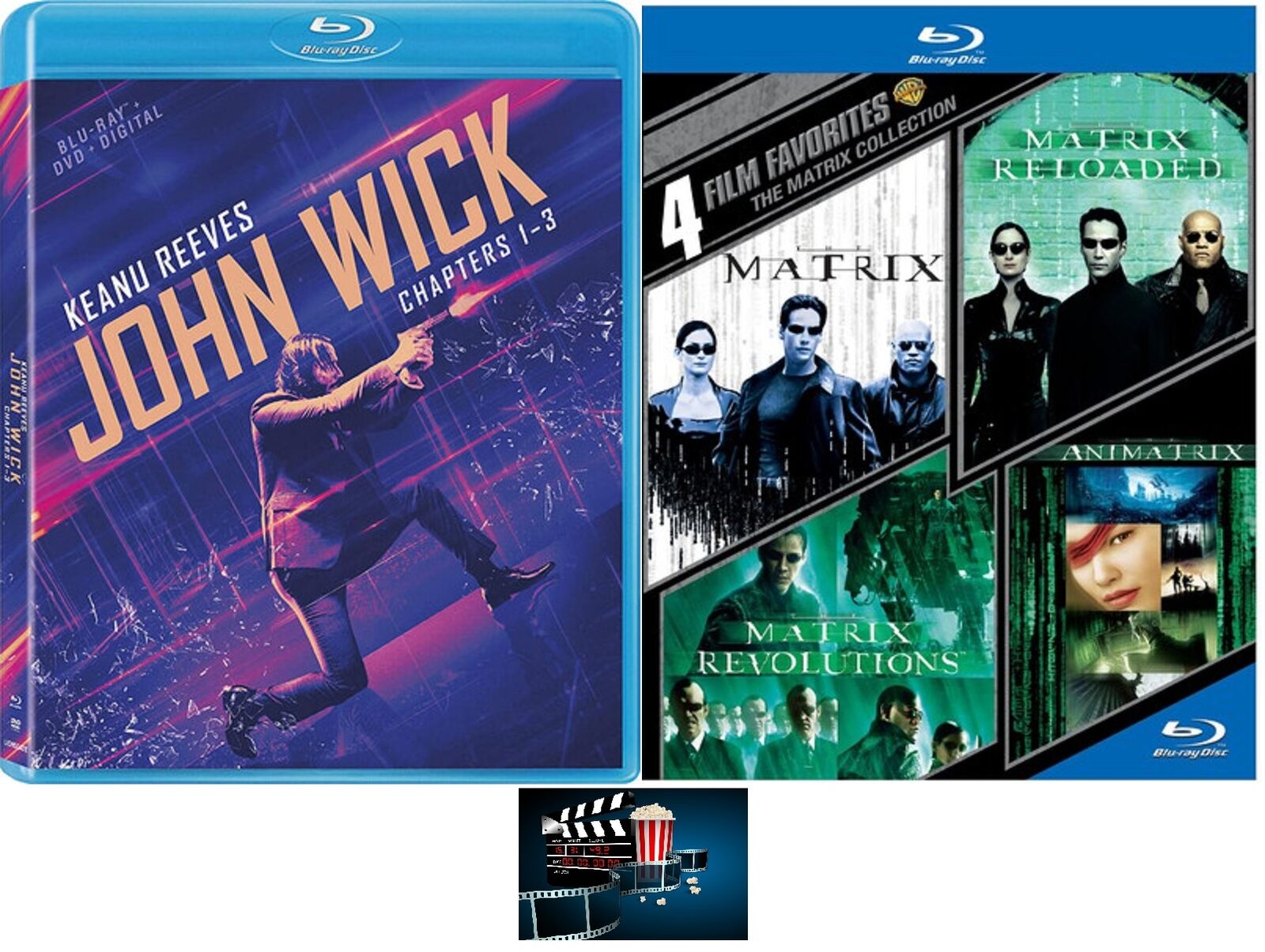 Dvd - John Wick - Keanu Reeves Trilogia Filmes Box