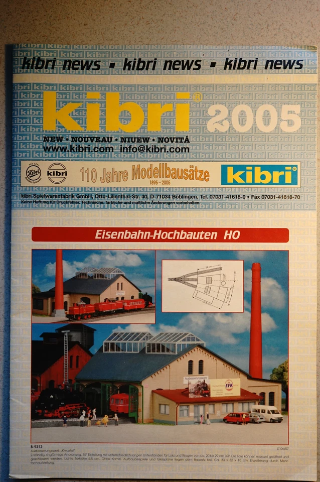 kibri news 2005 Katalog, guter Zustand, 24 Seiten, DIN A4 - Bild 1 von 1