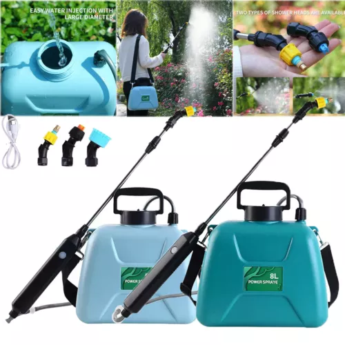 5L 8L Electric Knapsack Pressure Sprayer Garden Lawn Cordless Weed Killer Crops - Bild 1 von 22