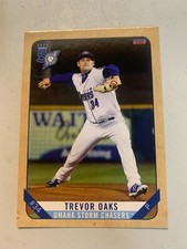 Trevor Oaks Card 2018 Omaha Strom Chasers Team Card
