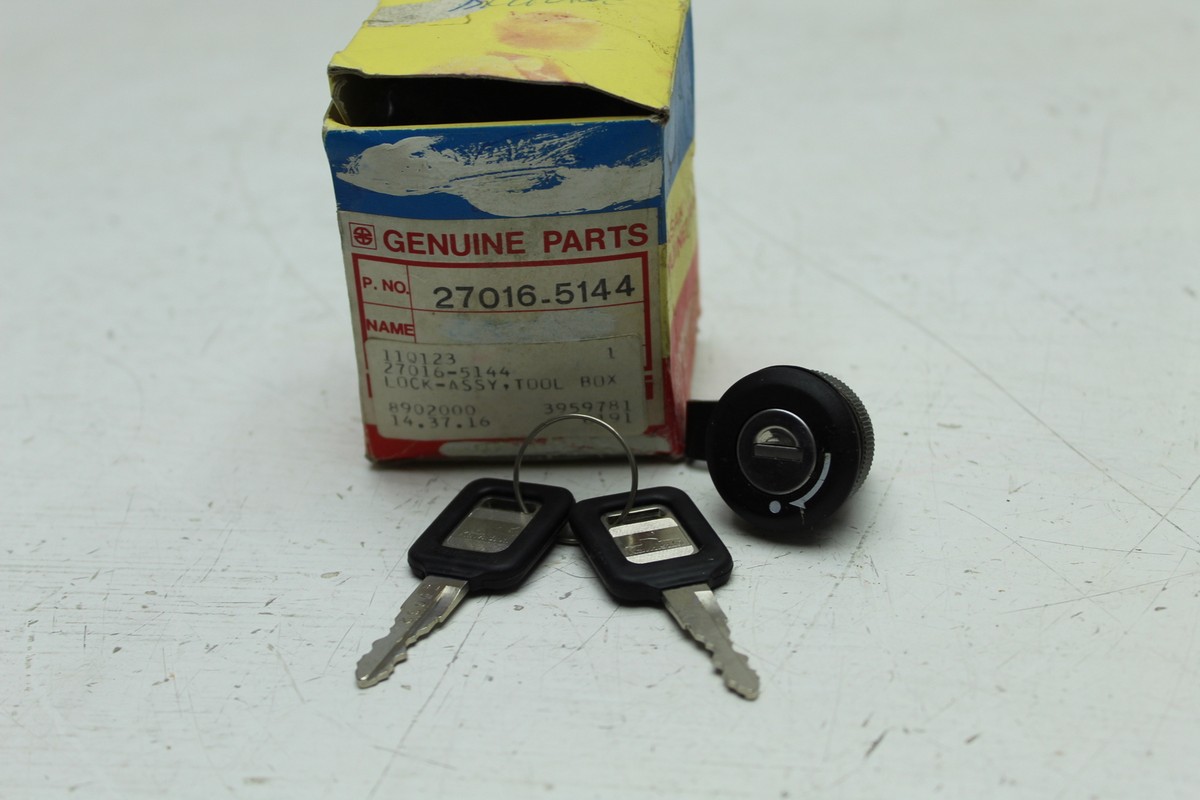 【CPC-L24】JP-S 1988-1990 KAWASAKI NINJA ZX10 ZX1000 TOOL BOX LOCK ASSY W