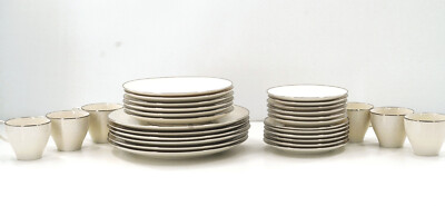 Noritake Lorelei Ivory China Service For 6, 5 Piece Place Settings