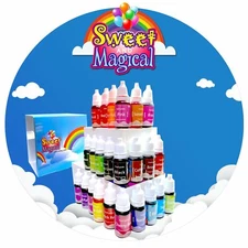 Sweet & Magical airbrush Colors Set of 24 color of 10.ml each
