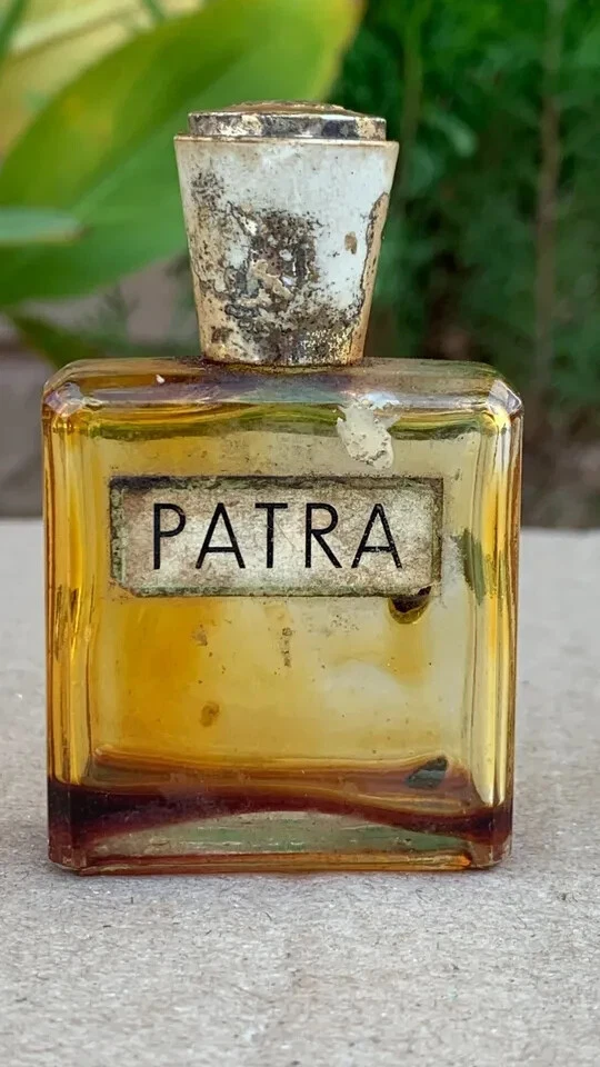 Vintage 1950 PATRA Perfume Gebrüder Kleiner Perfume Frasco Vazio Fabricado na Alemanha - Imagem 2 de 4