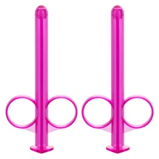 CalExotics Lube Tube Personal Lubricant Launcher Shooter Syringe Pink