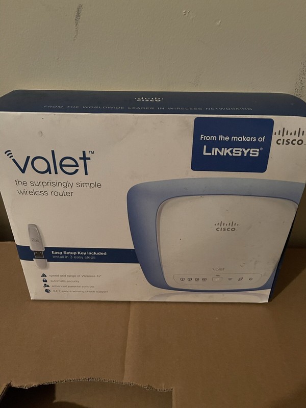 New Cisco Linksys Valet Wireless Router 