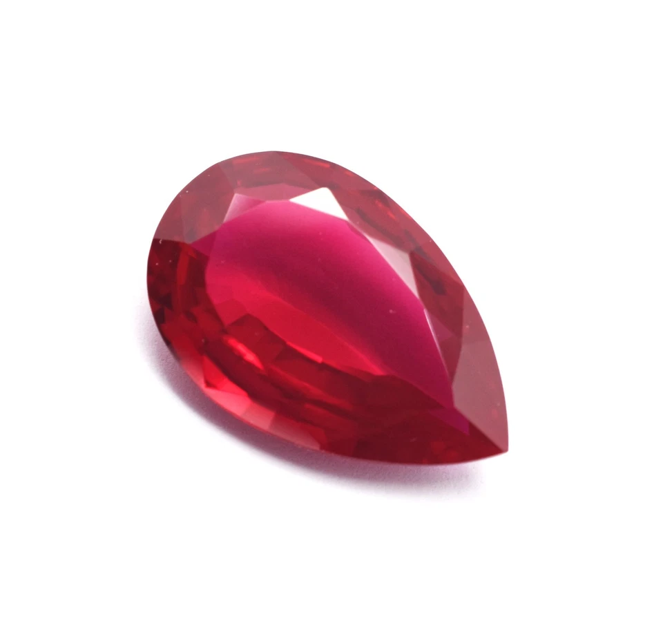 Red Ruby Pear Cut Loose Gemstone Calibrated 14X10 MM Red Ruby - Image 2 of 4