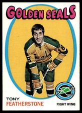 1971-72 Topps #106 Tony Featherstone RC California Golden Seals NR-MINT