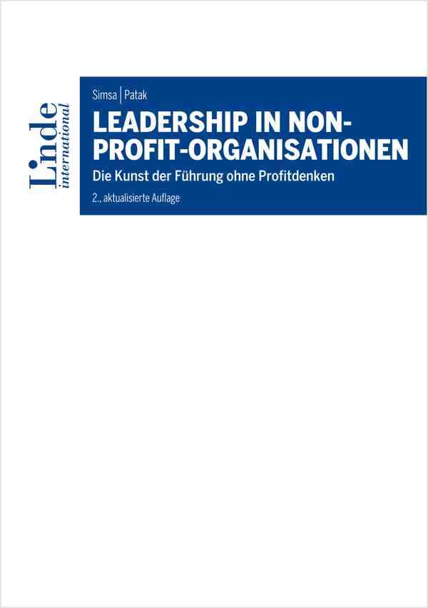 Thumbnail - Ruth Simsa; Michael Patak / Leadership In Non-profit-organisationen