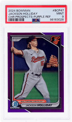2024 Bowman Jackson Holliday Chrome Prospect Purple