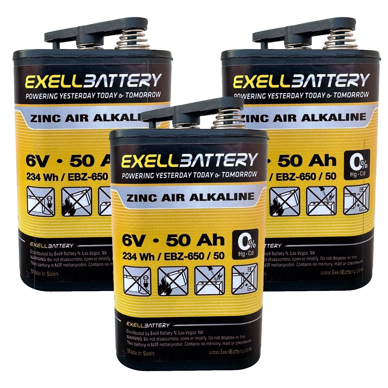 Alkaline 1.2 V Rechargeable Batteries