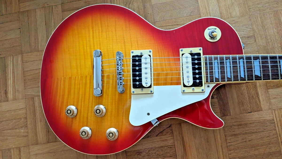 SAMICK '99 KOREAN EPIPHONE LES PAUL STANDARD SUNBURST MAPLETOP
