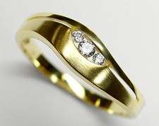 ECHT GOLD *** Eleganter Zirkonia Ring Goldring Größenauswahl