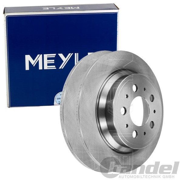 2X Meyle Bremsscheiben 288Mm Hinten Passend FÜR Volvo S60 S70 S80 V70 XC70-image