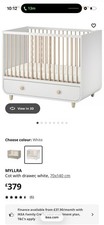 Ikea Nursery Furniture, Toddler Bed, Drawer/changing table