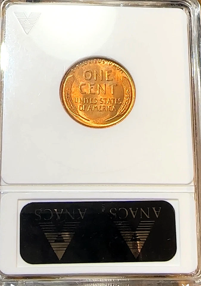 1938-D Lincoln Cent Old ANACS MS67RD Blazer Best Price Ebay* CHRC - Image 2 of 2