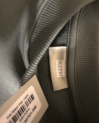 KITH kids Green Solid Logo Crew Neck Pullover Sweatshirt Size L