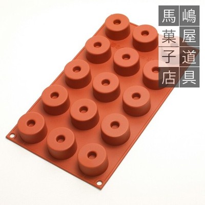Silikomart SF162 Sushi Roll Silicone Mold, 15-Cavity (Siliconeflex)