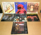 7 VTG BLACK SABBATH VINYL LP ALBUM LOT OZZY OSBOURNE RONNIE JAMES DIO VG+ TO EX