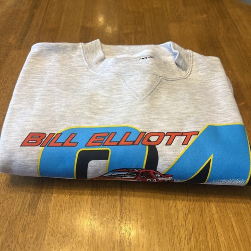 Bill Elliott 1996 The Legend Vintage pullover Sweatshirt NASCAR McDonalds XL New - Picture 8 of 8
