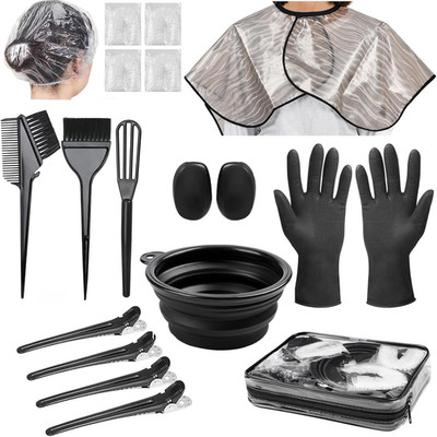 Xarchy 19 Pcs Professional Hair Bleach Kit Hair Coloring Products with Hair Dye