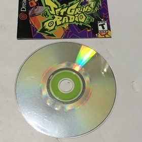 Jet Grind Radio (Sega Dreamcast, 2000) Disc and Manual Only