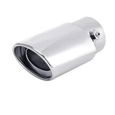 Universal Stainless Steel 1.5 - 2.25 Inlet Exhaust Tips Fit Pipes Straight