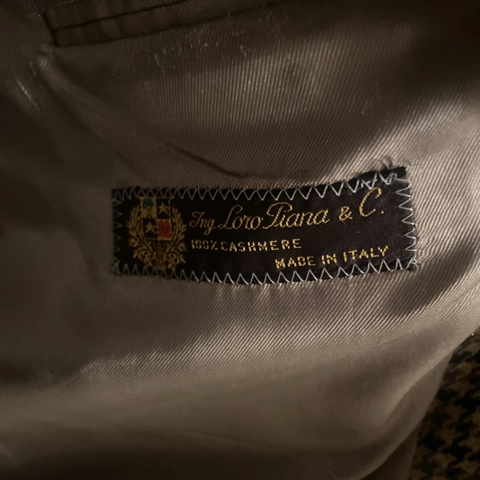 Vintage Loro Piana Sakko Herren Gr. 48, 100% Kaschmir - Bild 3 von 3