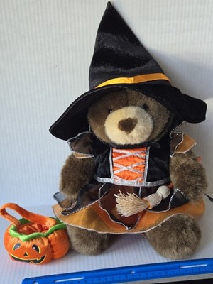 Build a Bear Workshop Classic Brown Teddy ,Build A Bear Approx.14'' With Costume