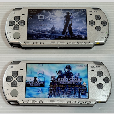 Sony PSP-2000 Crisis Core Final Fantasy FF Ⅶ 7 10th Limited