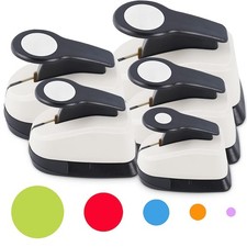 5 Circle Hole Punch, Circle Punch, CirclePunches for Crafts, Large Hole Punch...