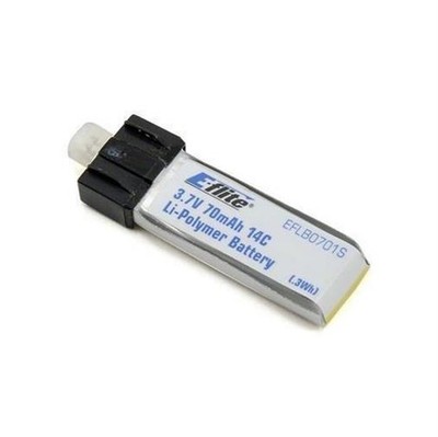E-flite 70mAh 1S 3.7V 14C LiPo Battery für VAPOR / EFLB0701S