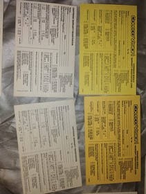 Coleco Atari Manual Insert Warranty Registration Games Catalog Lot