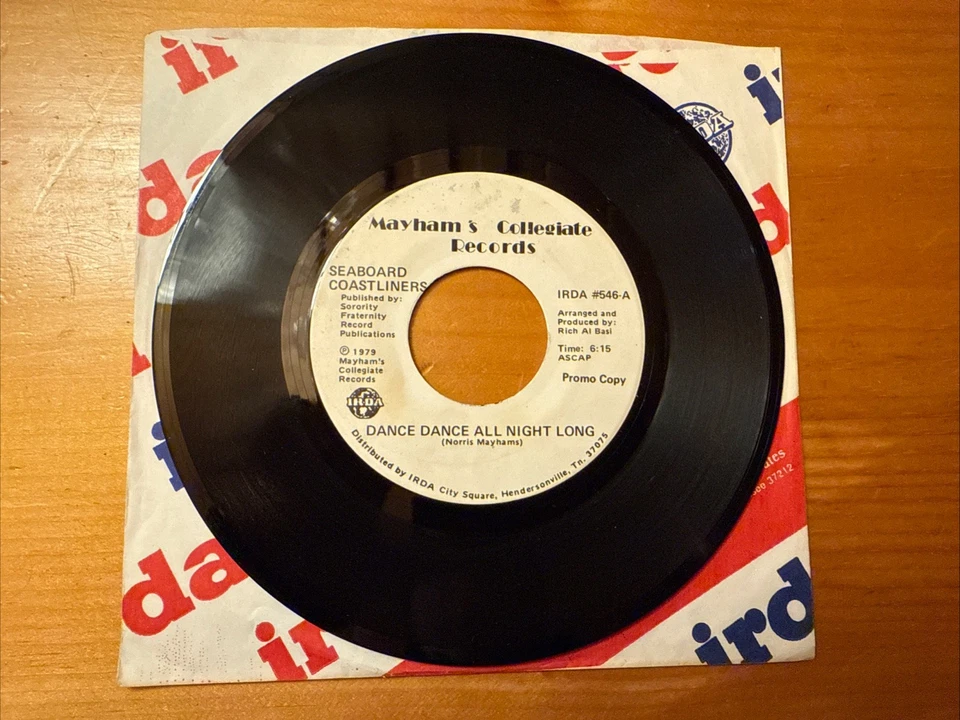 Seaboard Coastliners ‎– Dance Dance All Night Long 1979 MCR IRDA 546 45 Vinyl NM - Image 3 of 4