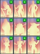 [DIGITAL] Topps Star Wars - Classic Silhouettes 25 W2 - Chrome Gold - Pick