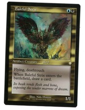 MTG Baleful Strix Retro Frame the Brothers War Magic The Gathering TCG