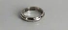 Vintage Native American sterling silver ring size 7, 1/8" wide