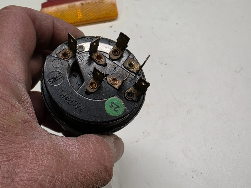 Interruptor limpiaparabrisas de velocidad variable Dodge Coronet Barracuda Dart 67 68 69 probado FUNCIONA Foto 3 de 3