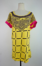 VERSACE JEANS COUTURE DRESS DRESS WOMEN SIZE 44 DRESS WOMAN ITALY COTTON JERSEY