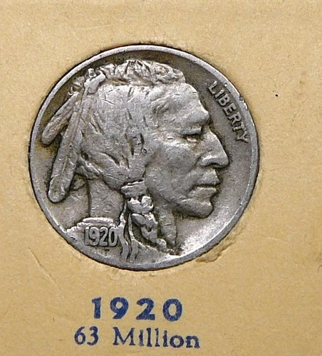 1920  Buffalo Nickel - VF / Very Fine (SA)
