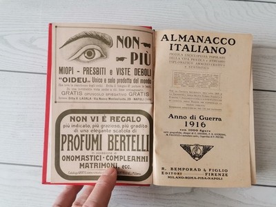 Verschiedene Autoren ''Italienischer Almanach - 1916''