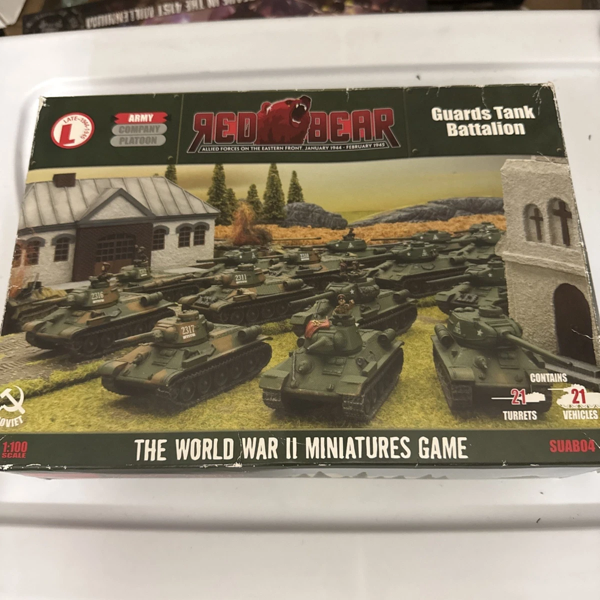 Flames Of War – Heavy Assault Gun Company (NEUF, Boîte Non Scellée) Jeu De Figurines