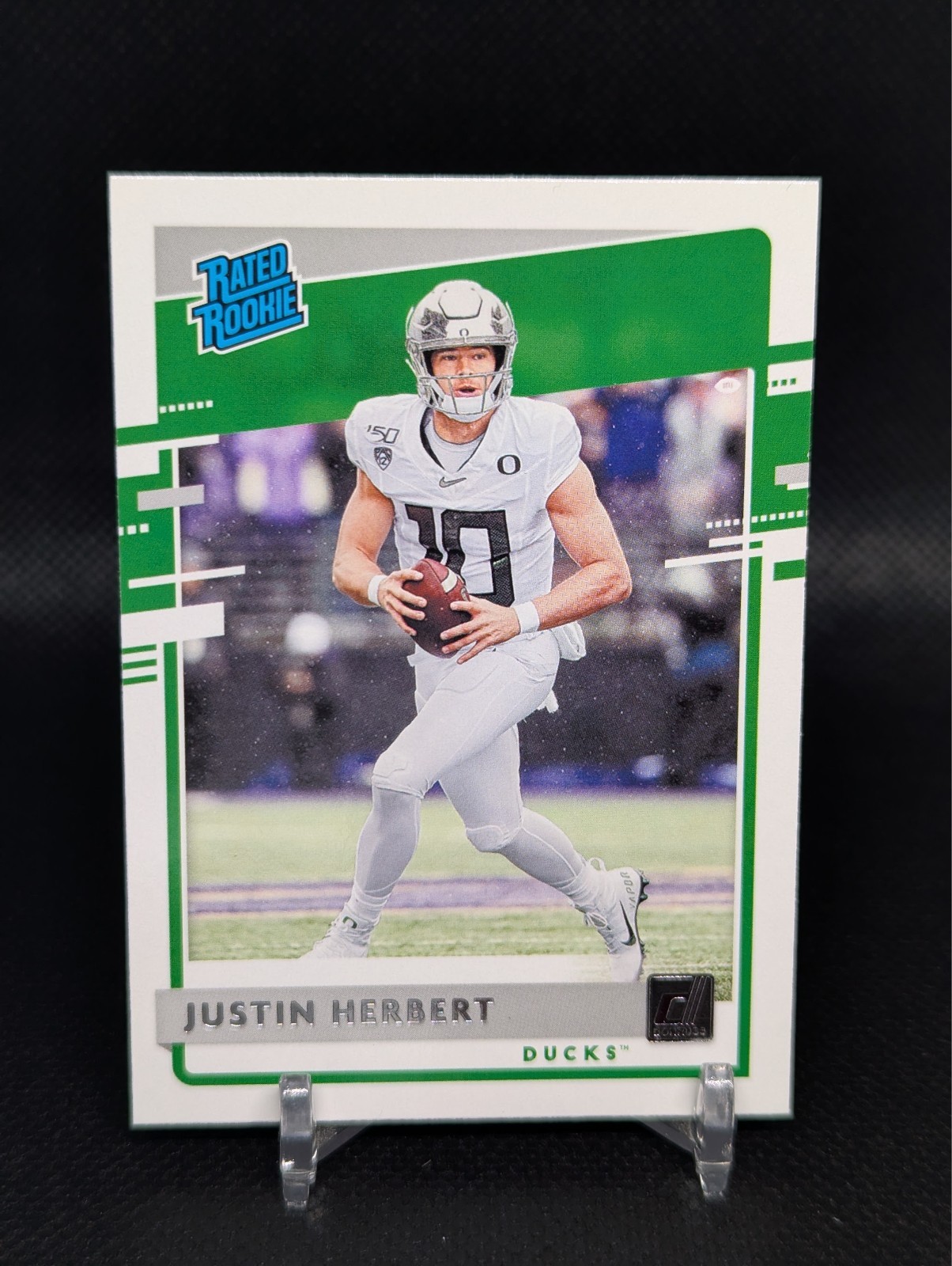 Justin Herbert Donruss Rated Rookie 2020 Chronicles Draft Picks #4