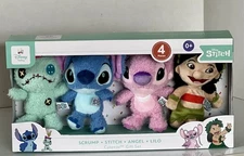 Disney Baby Cuteeze Lilo & Stitch 4 Piece Plush Gift Set Limited Edition NEW!