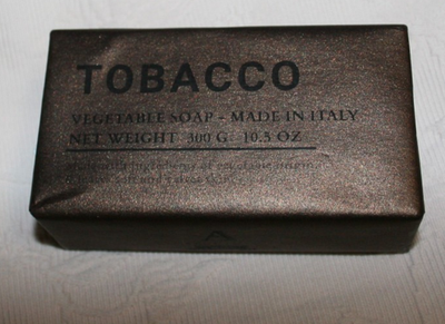 tobacco shop sabinillas TOBACCO by ALCHIMIA vegetable Bar Soap 10.5 oz. Made in ITALY! NEW SEALED.