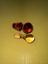 Vintage  Glass Bottle Stopper(pair)